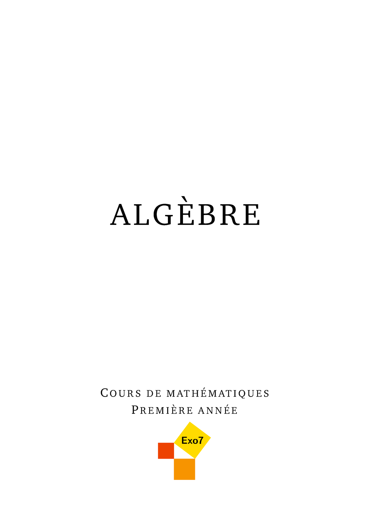 Livre-algebre-1 - Livre-algebre-1 - ALG ÈBR E C O U R S D E M AT H É M ...