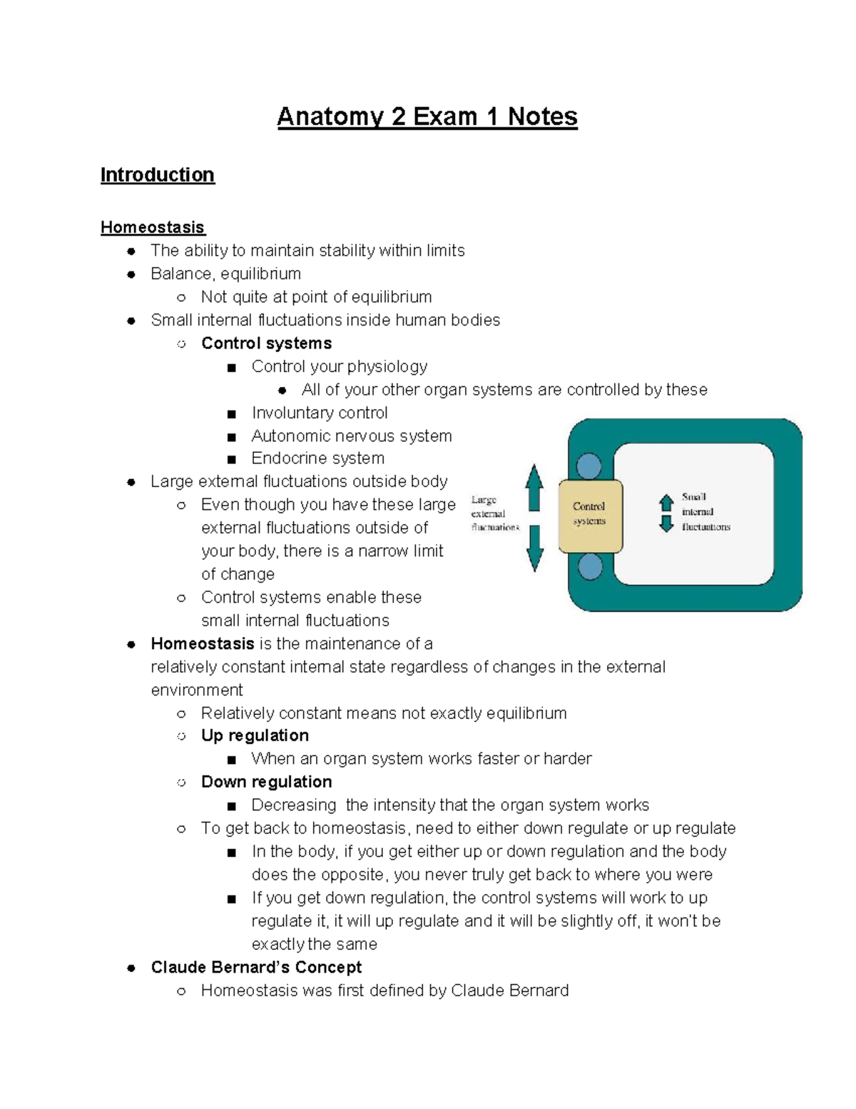 Anatomy 2 Exam 1 Notes - Anatomy 2 Exam 1 Notes Introduction ...