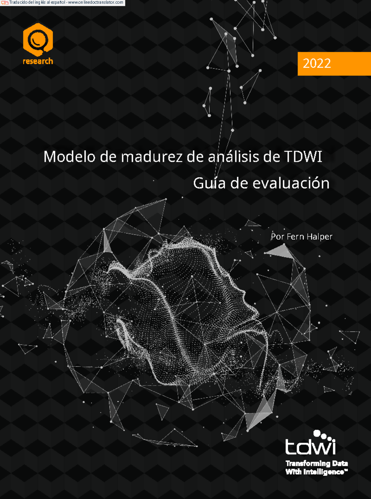 TDWI Analytics Maturity Model Assessment Guide 2022 Web - 2022 Modelo ...