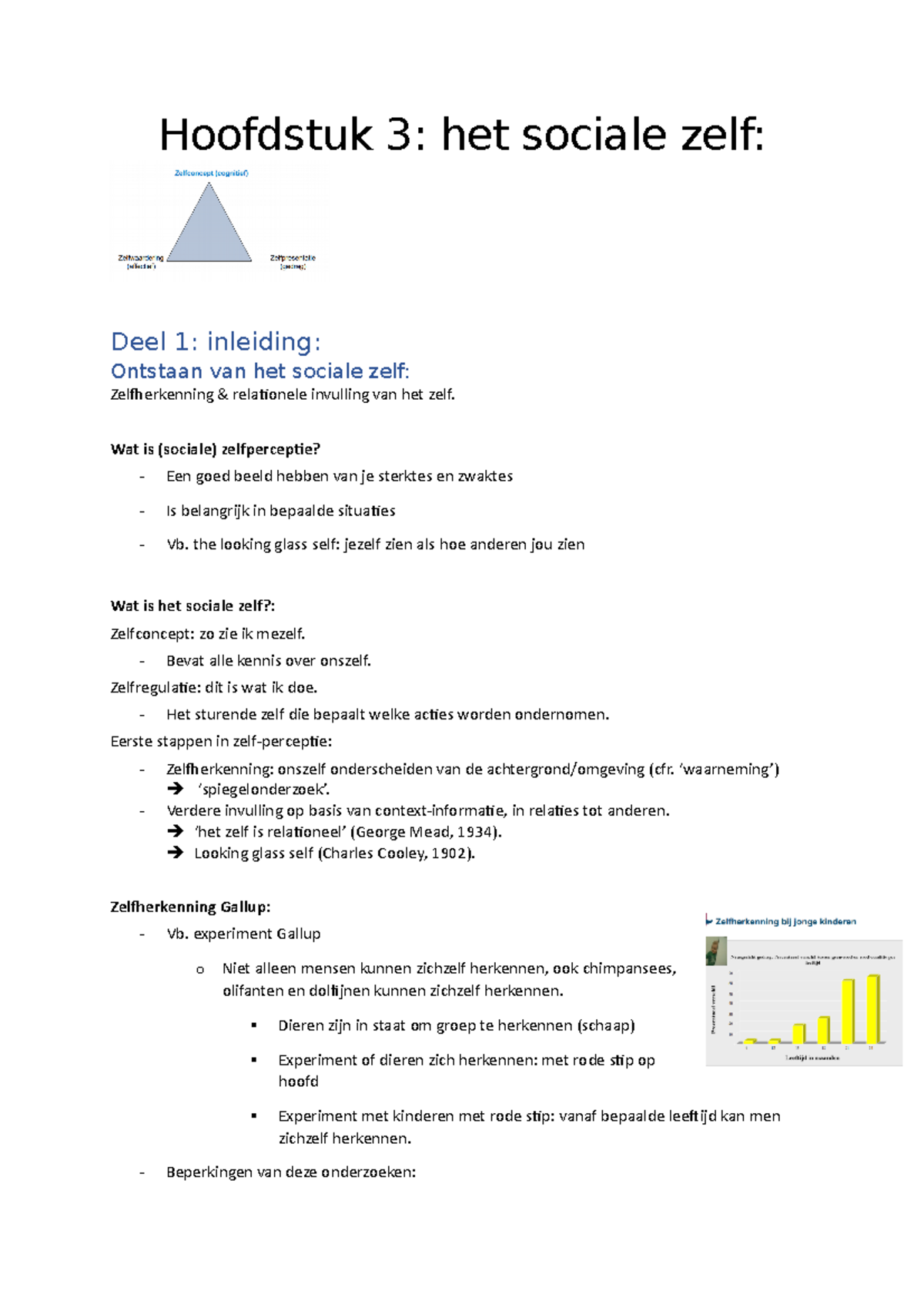 Hoofdstuk 3 16 20 Samenvatting Boek Ppt Notities Hoofdstuk 3 Het Sociale Zelf Deel 1