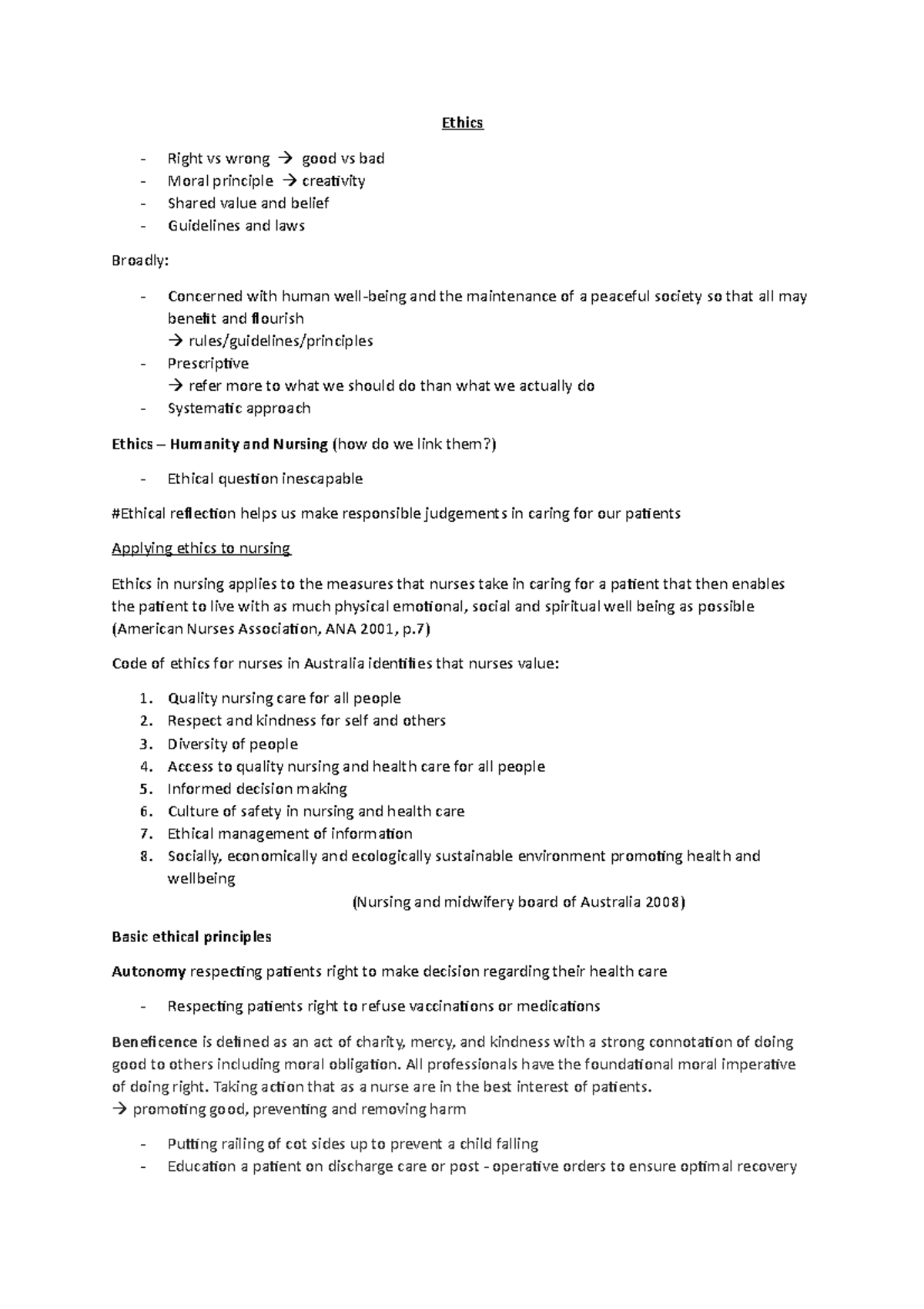 Ethics - Ethics - Right vs wrong good vs bad Moral principle creativity ...