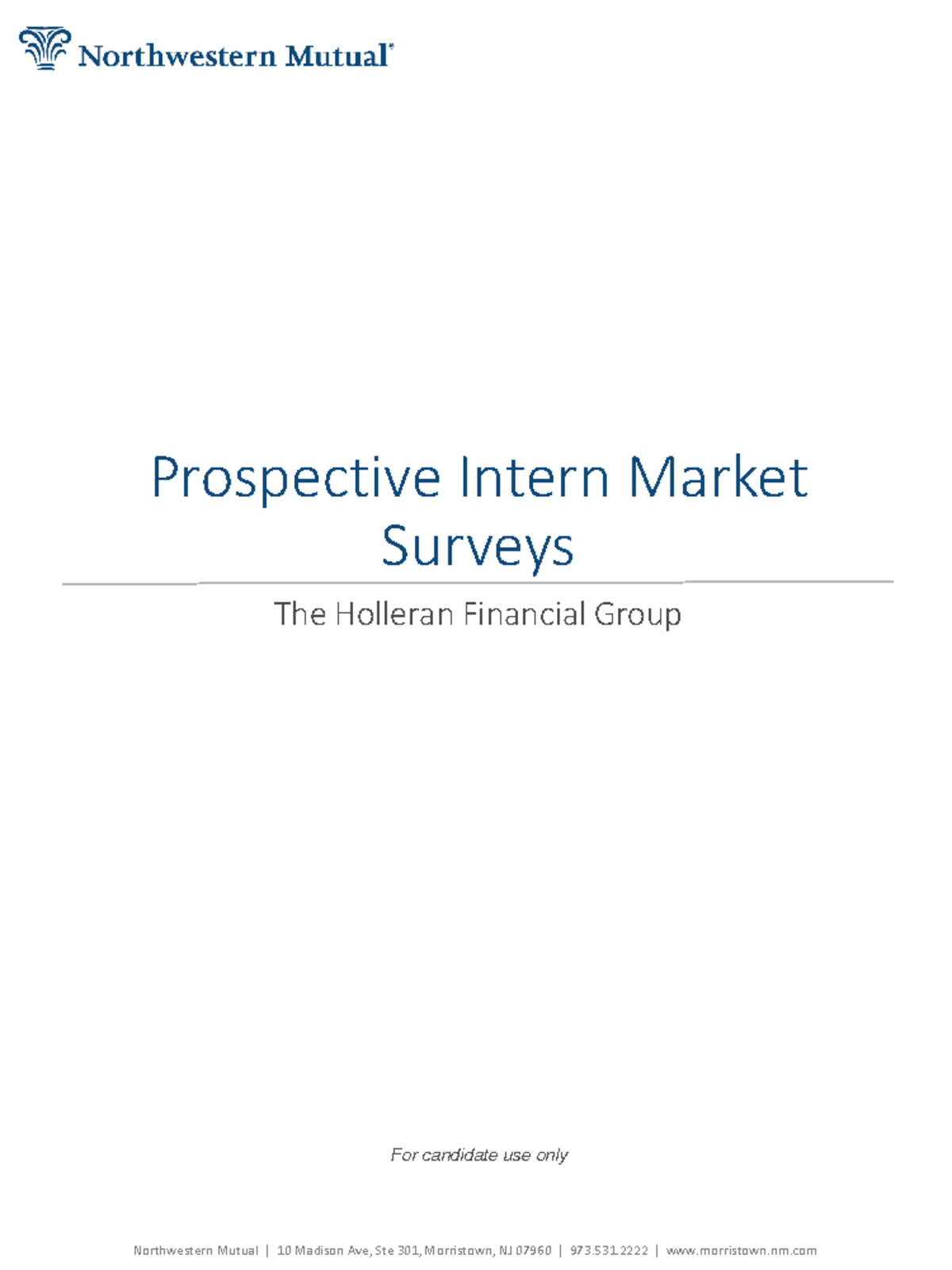 Northwestern Mutual Internship Review - 64a5bfk