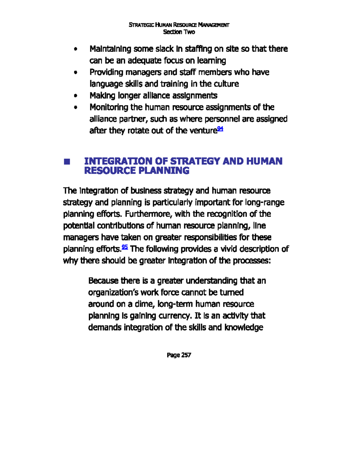 Integration OF Strategy AND Human - Human Resource Management - Studocu