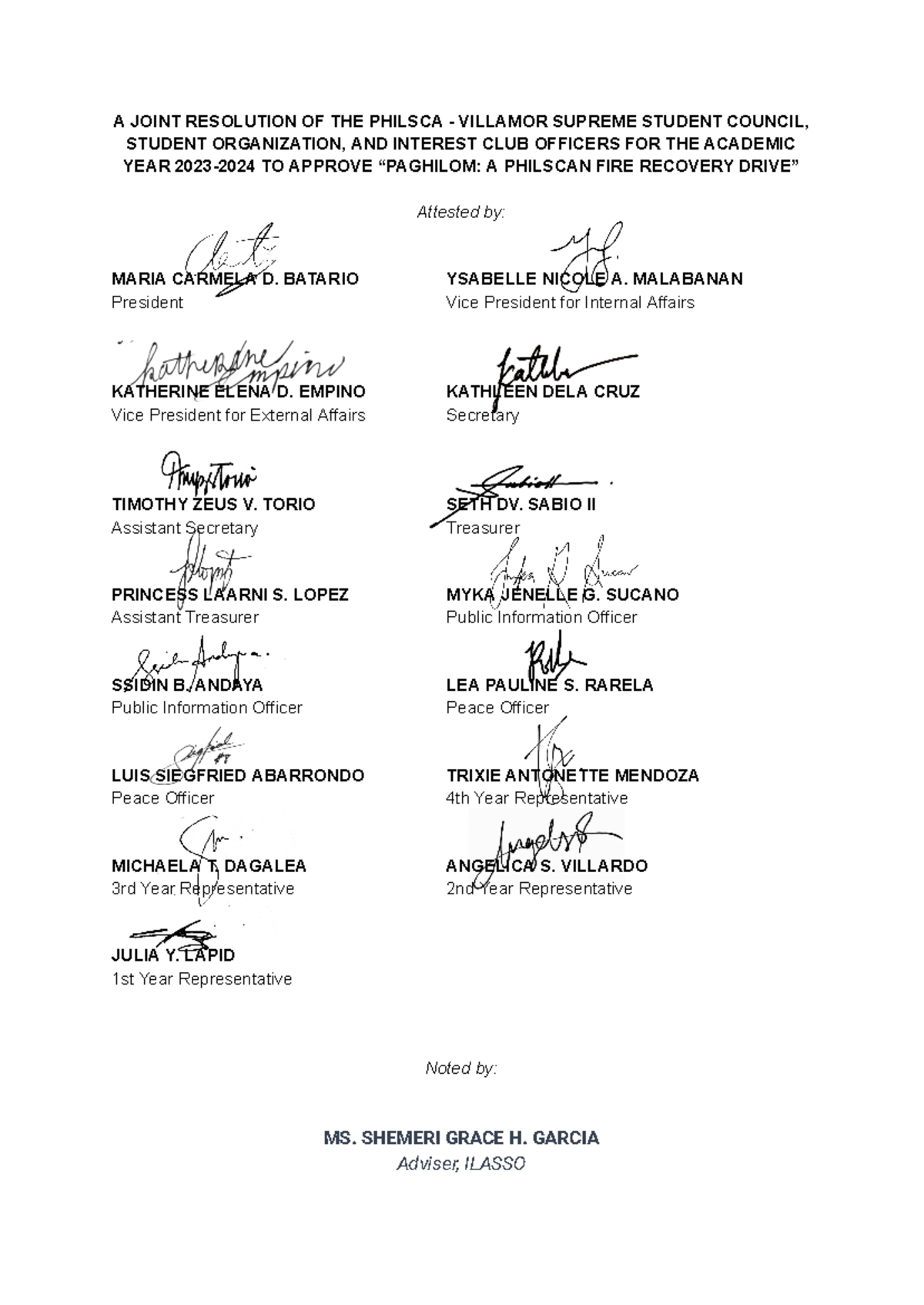 Paghilom- Ilasso - A JOINT RESOLUTION OF THE PHILSCA - VILLAMOR SUPREME ...