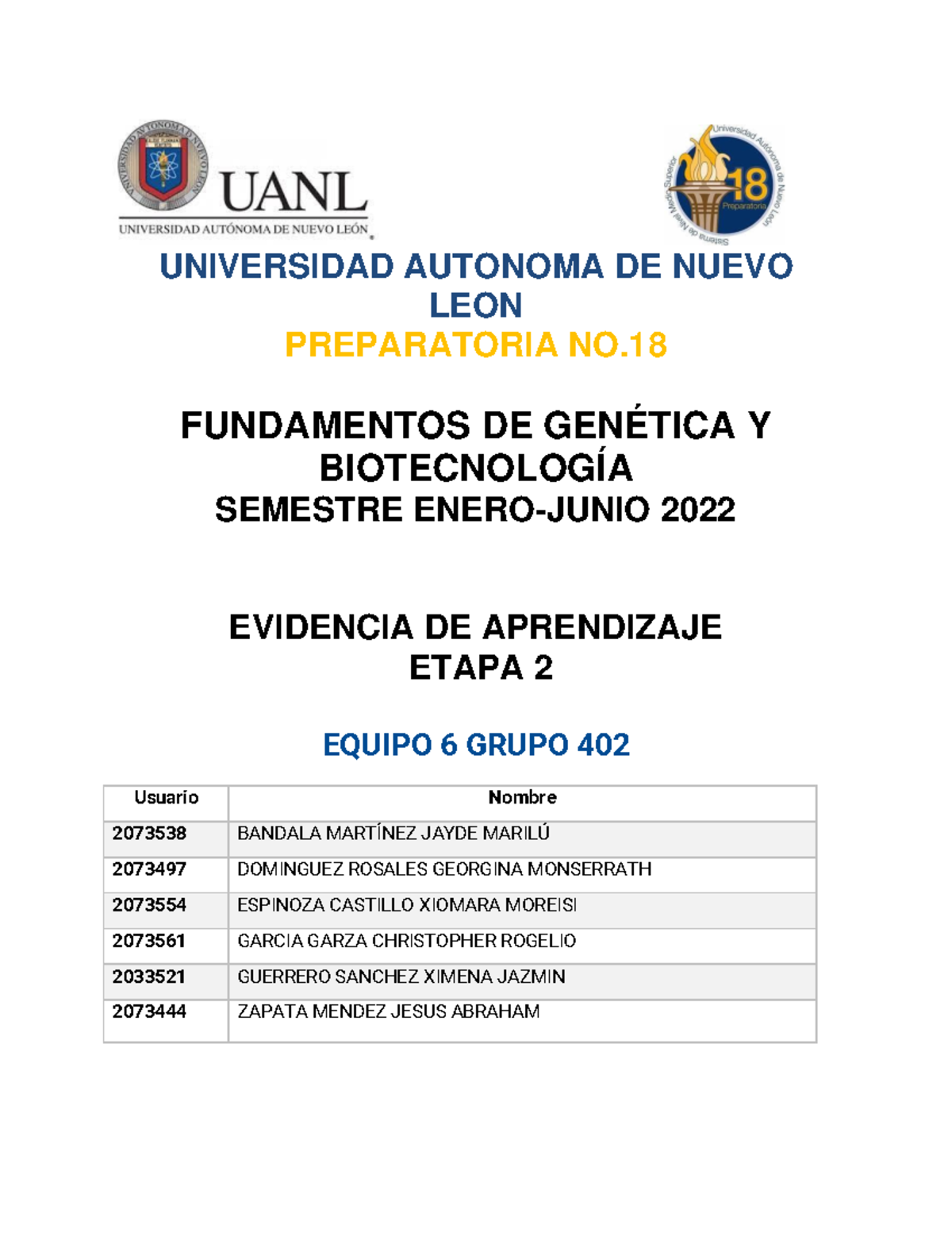 Equipo 6 EV-E2 FGy G - ... - UNIVERSIDAD AUTONOMA DE NUEVO LEON ...
