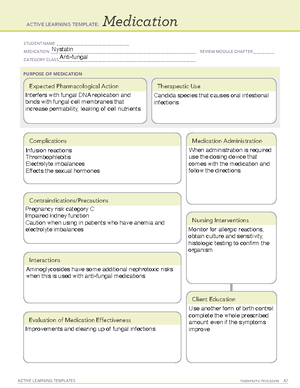 ATI Template Mental Health - ACTIVE LEARNING TEMPLATES TherapeuTic ...