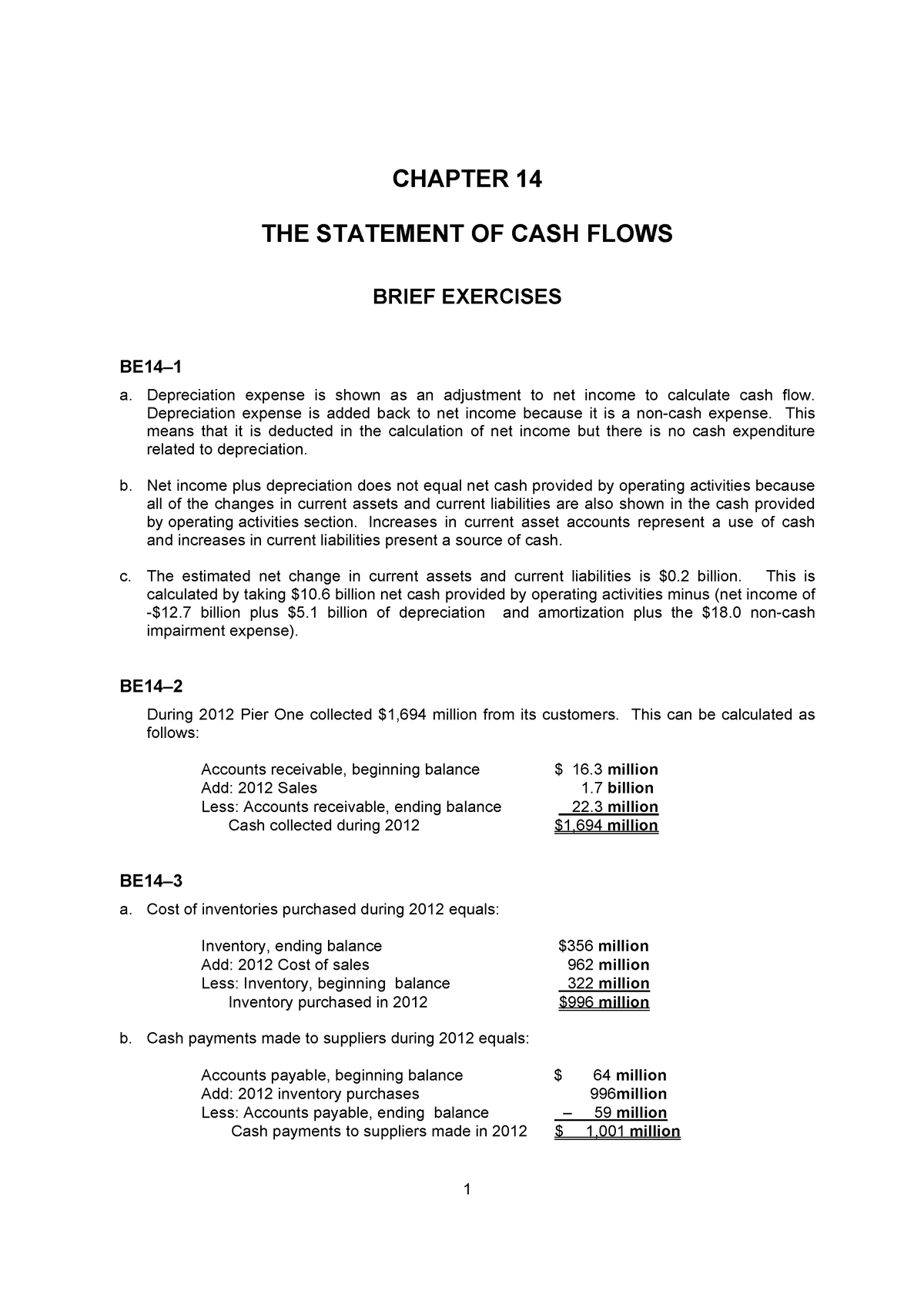 Chapter 14 - ACCT1101 Introduction To Financial Accounting Lecture ...