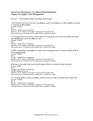 Chapter 12 - Operations Management, 12e (Heizer/Render/Munson) Chapter ...