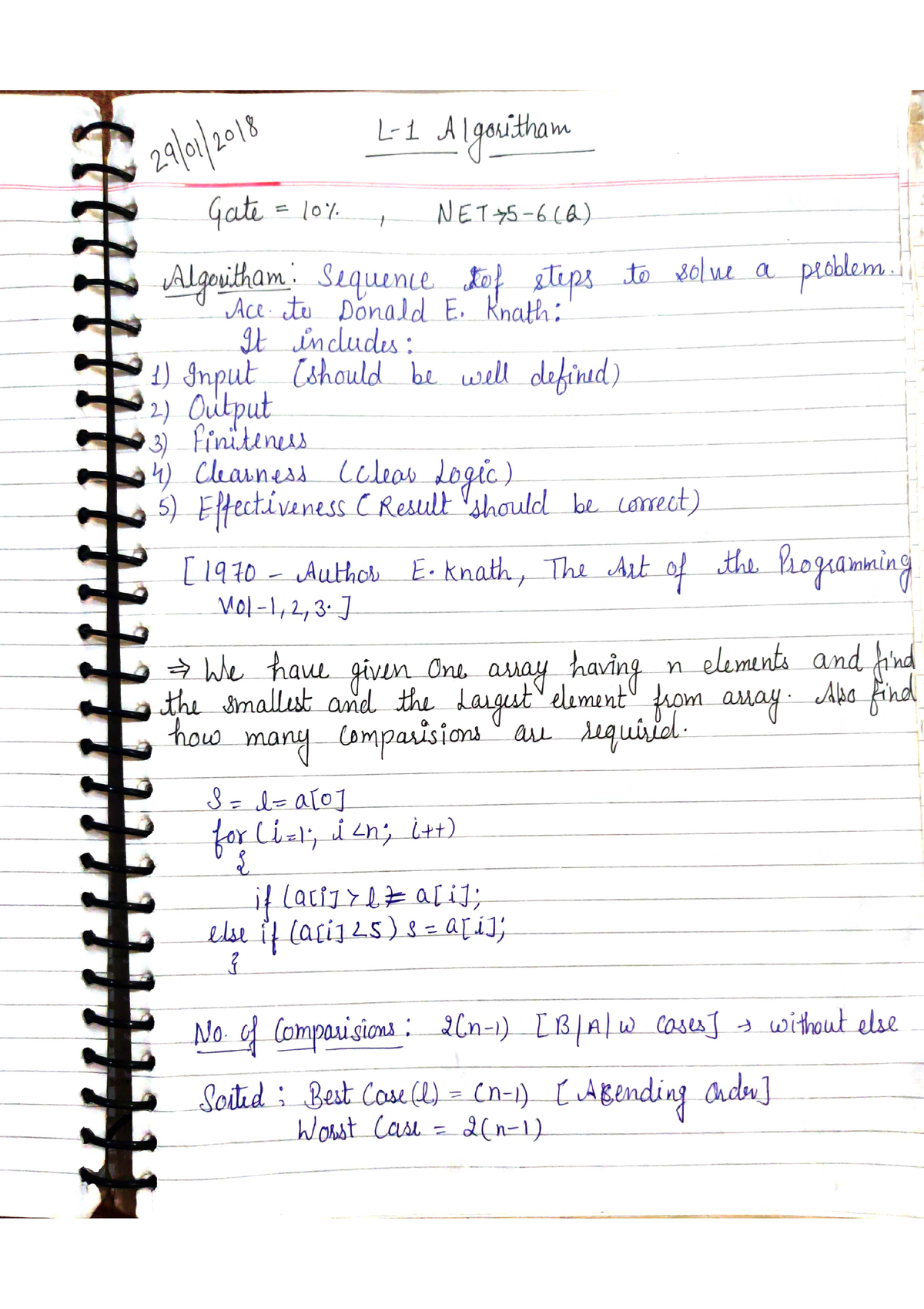 algorithms ignou assignment