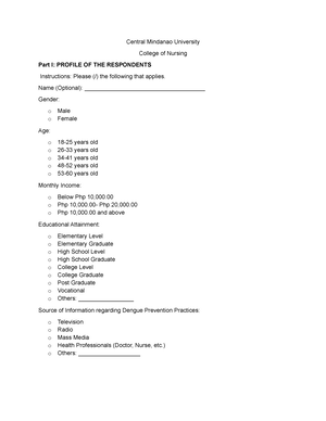 Community Health Nursing Exam 145 Questions The Filipino Nurse ...