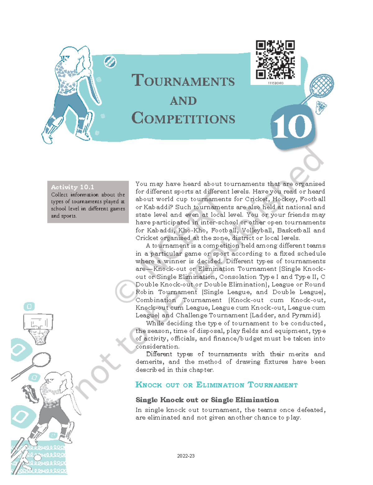 Physical Education 4 TournamenTs And CompeTiTions 10 You May Have