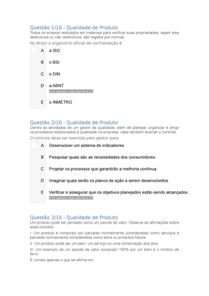 APOL 2 PROCESSOS E PRODUÇÃO DE SERVIÇOS 2021 - Processos e