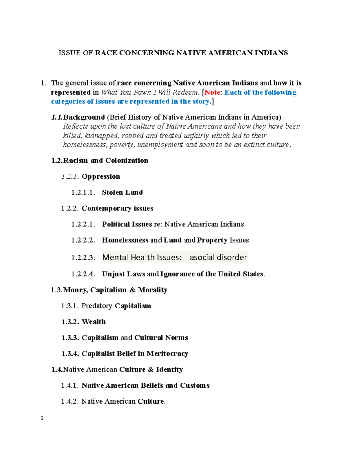 Term Paper Outline 2 Requirements Race Plays A Prominent Role