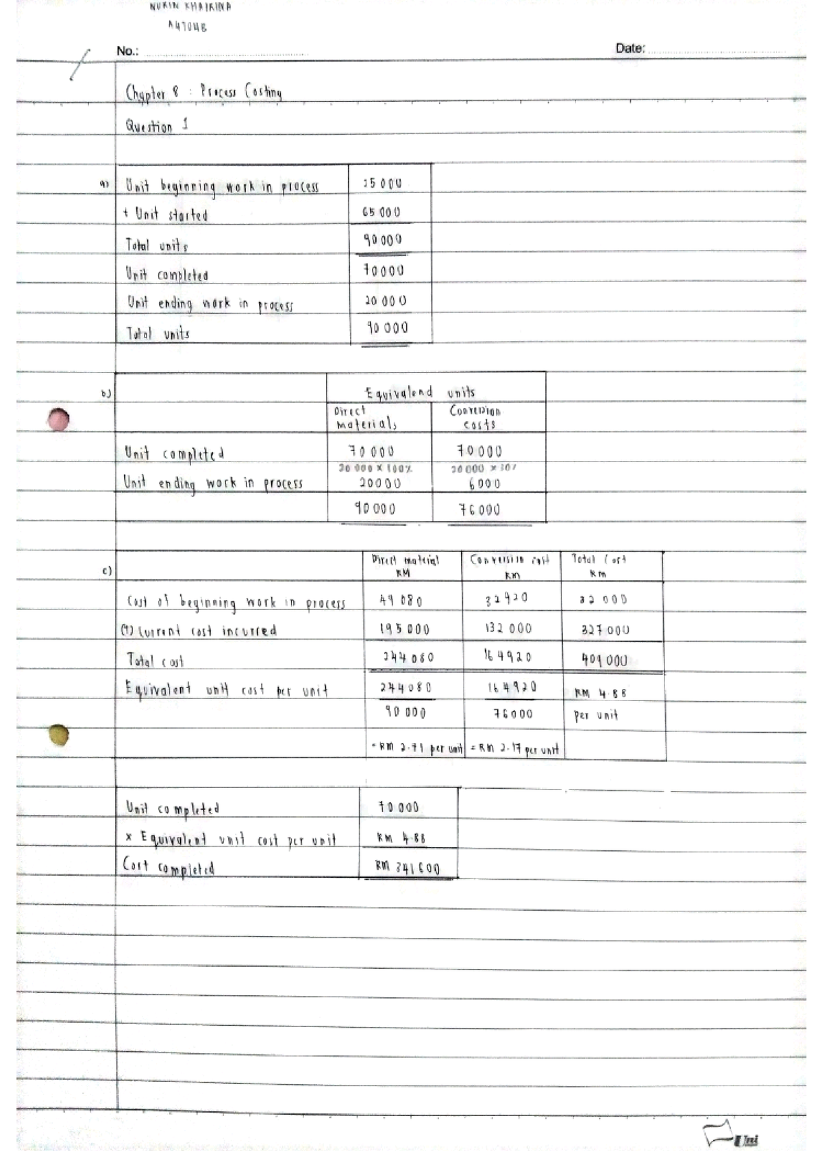 Chapter 8 - Acc Tutorial - Accounting - Studocu