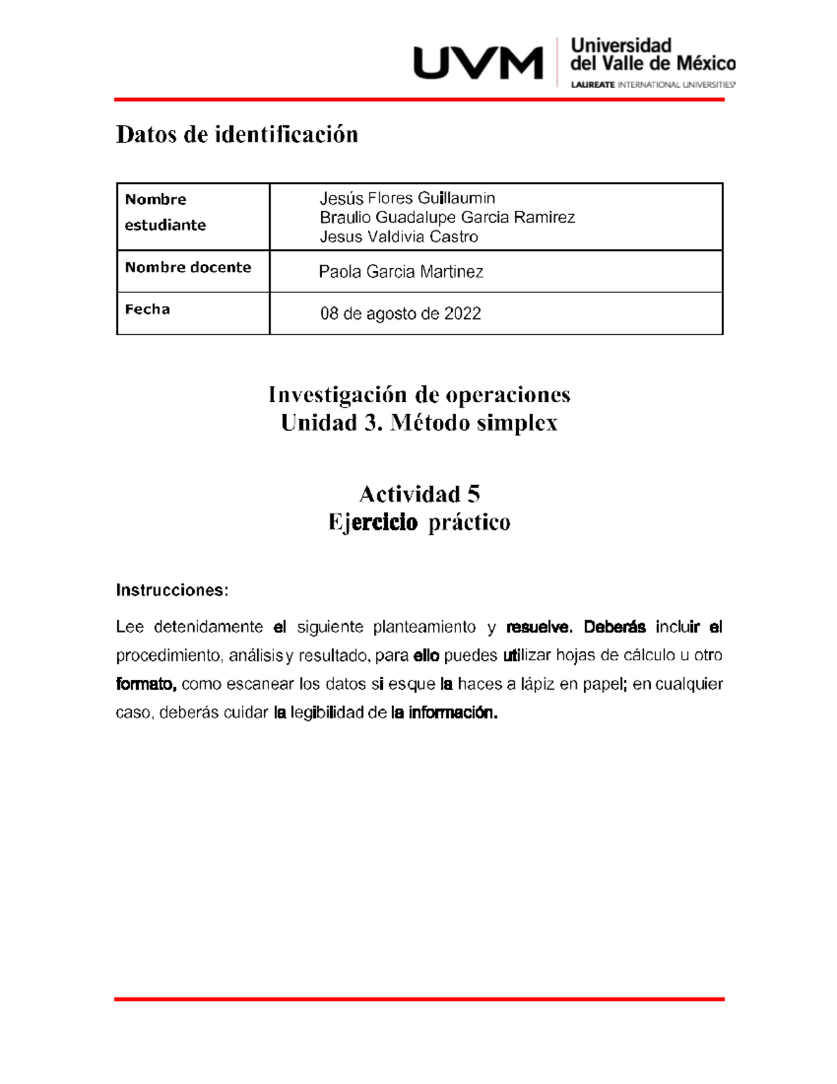 ACT 5 E13 - Actividad 5, Ejercicios - Investigacion De Operacio0nes ...