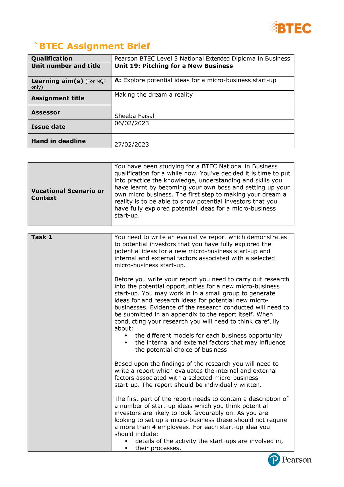 unit 19 assignment 1 applied science