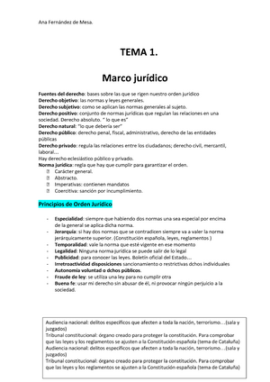 Marco Juridico Apuntes 1 7 Comillas Studocu