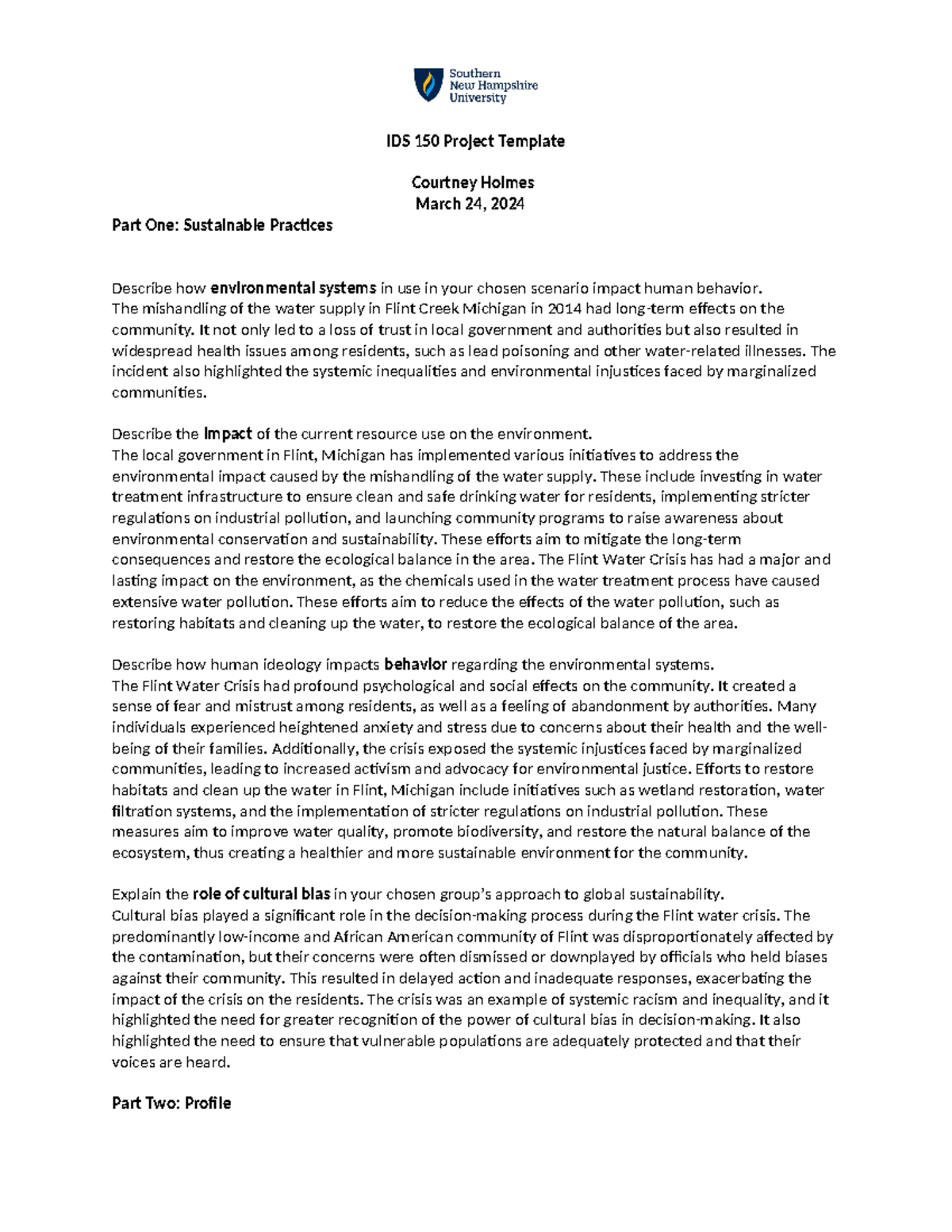 IDS 150 Project part 1 - IDS 150 Project Template Courtney Holmes March ...