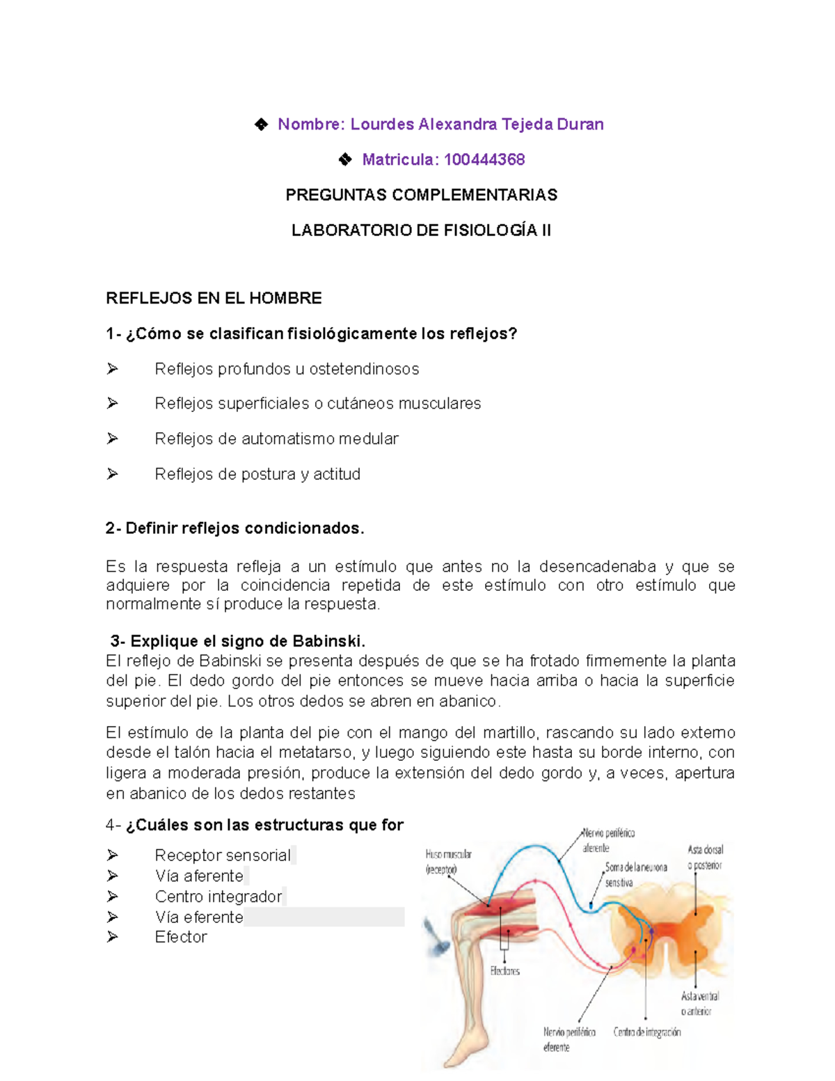 Practica 1- Reflejos Del Hombre Fisio Lab - Fisiología Humana - UASD ...