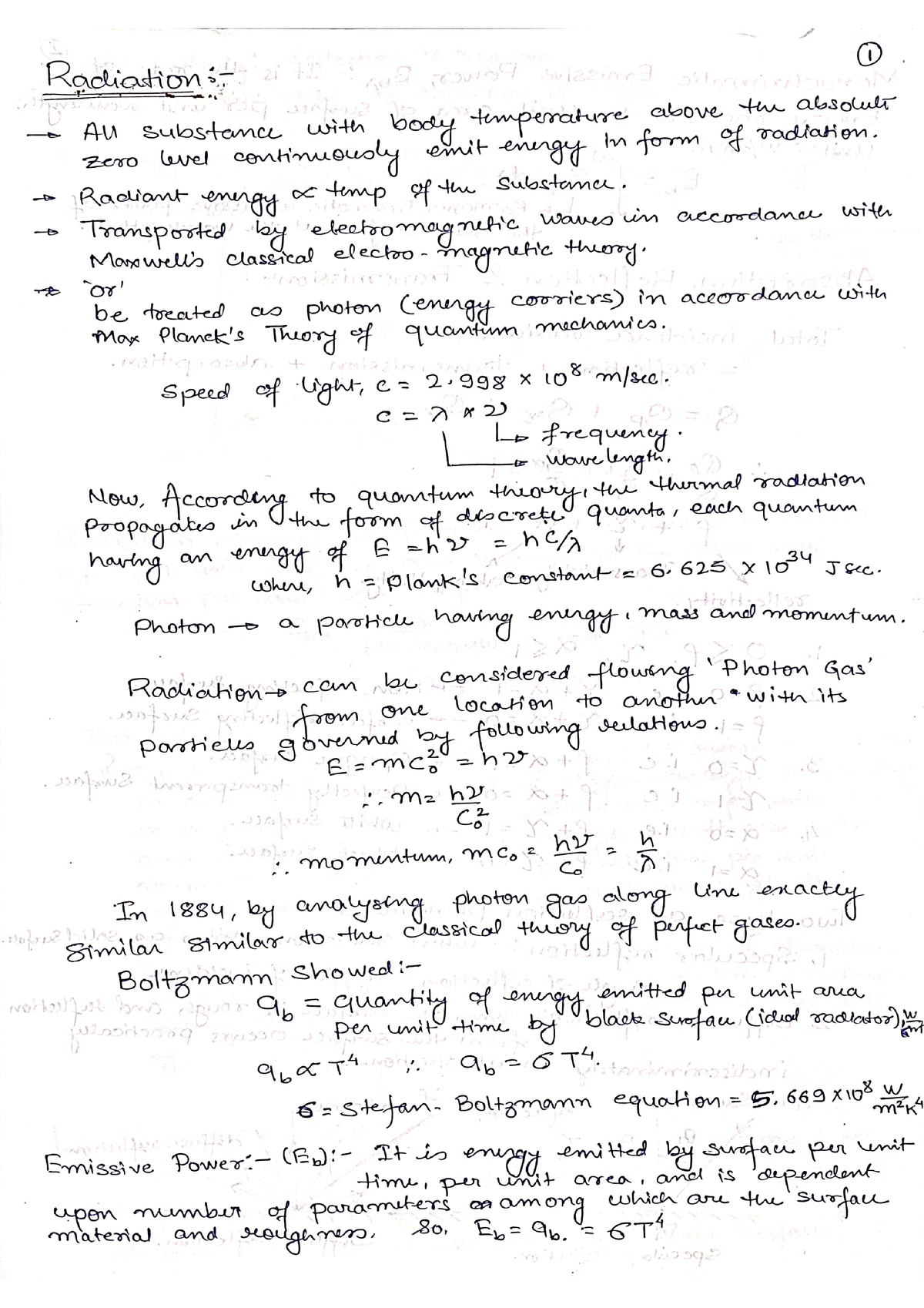 Radiation Heat transfer pdf-1 - Mechanical Engineering Lab - Studocu