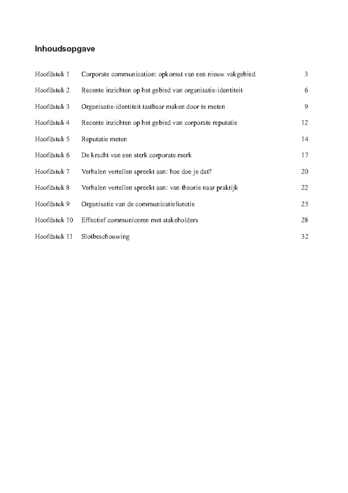 Samenvatting Identiteit En Imago Cees B.M. Van Riel. Hoofdstuk 1 T/m 11 ...