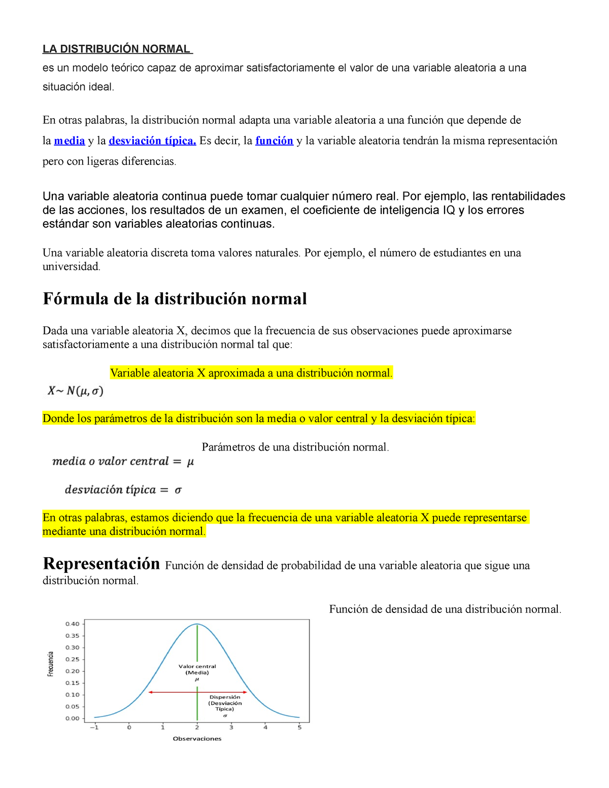 LA Distribucion Normal 2 - LA DISTRIBUCIÓN NORMAL Es Un Modelo Teórico ...