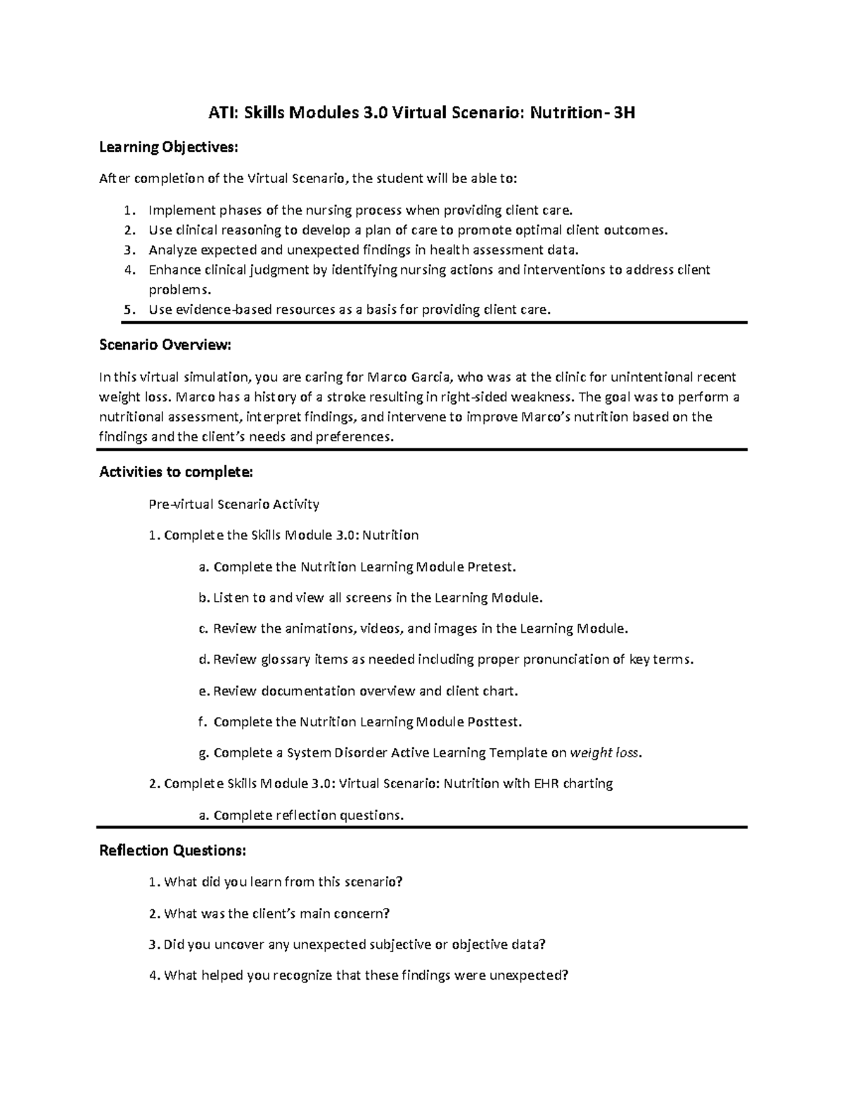 ati-nutrition-activity-explanation-ati-skills-modules-3-virtual-scenario-nutrition-3h