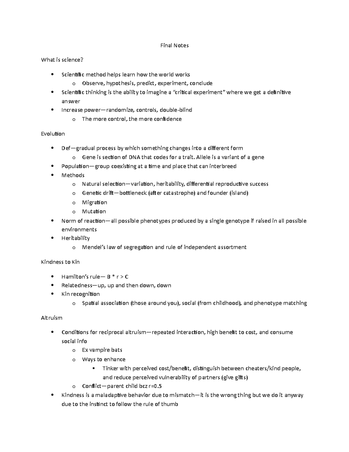 What Is Science Summary In English