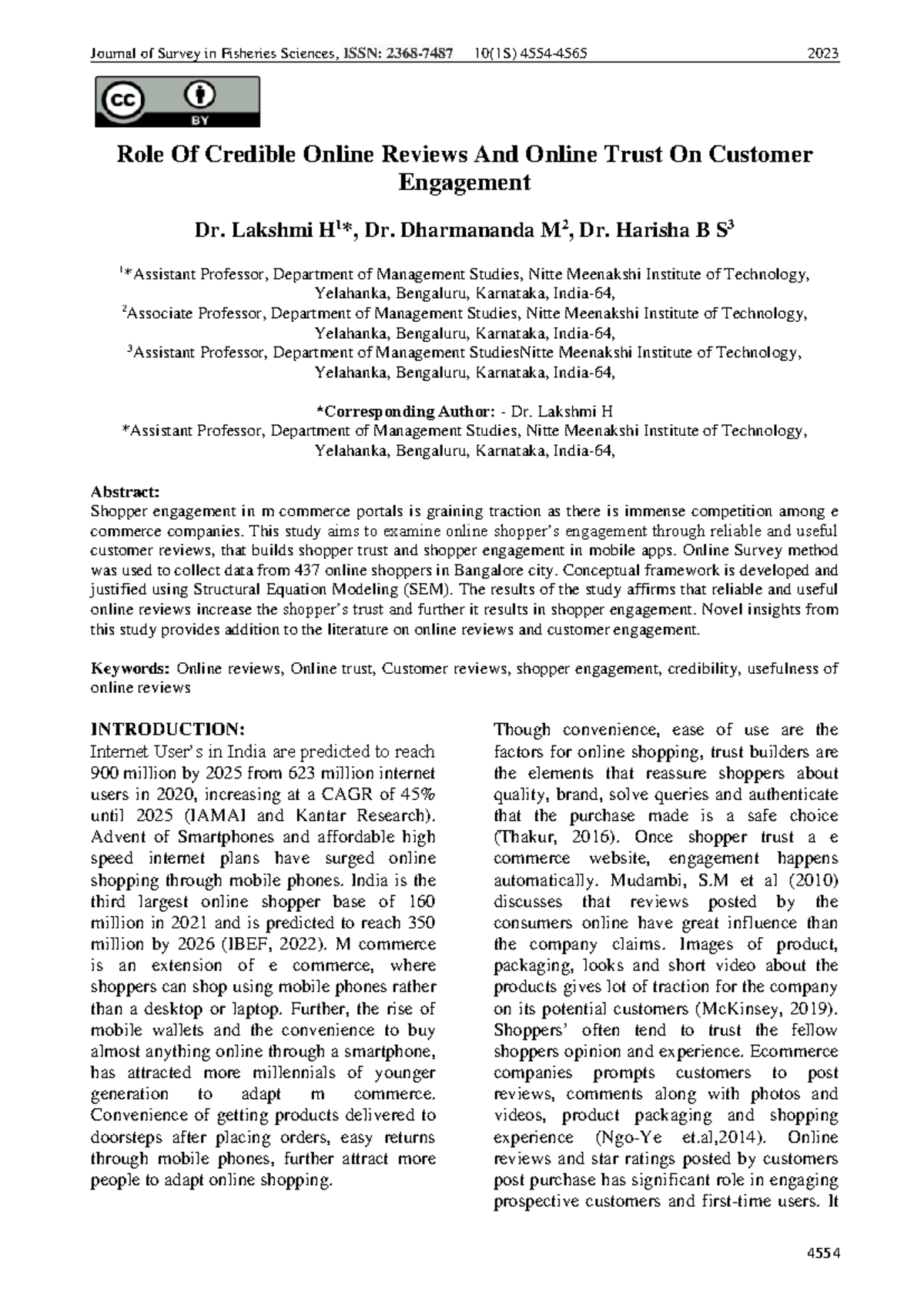 11211 Final Journal+of+Survey+in+Fisheries+Sciences+ - Journal of ...