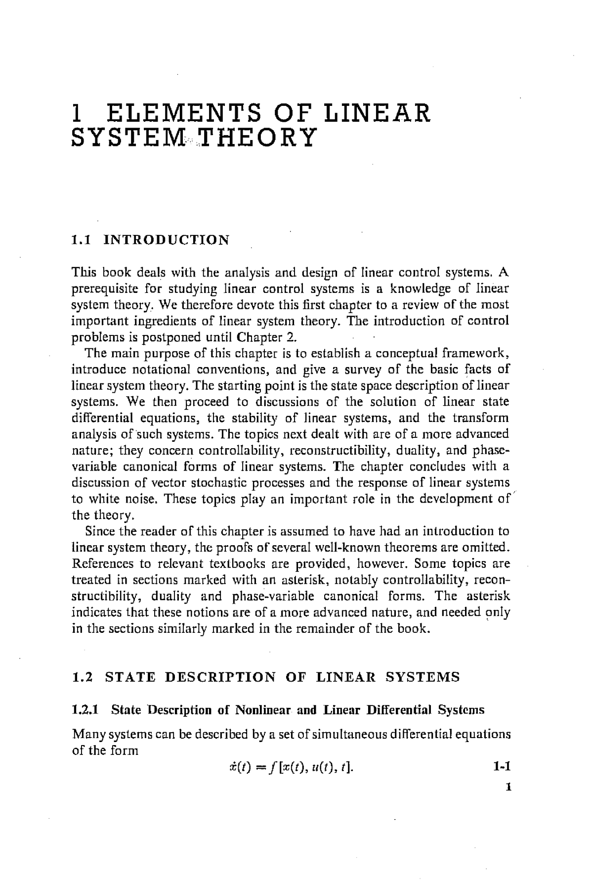 Elements of Linear System Theory - BOOK - Chapter1 - Fisica - Unesp ...