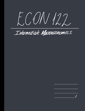 Lecture 24 notes 117 - ECON 122 - Studocu