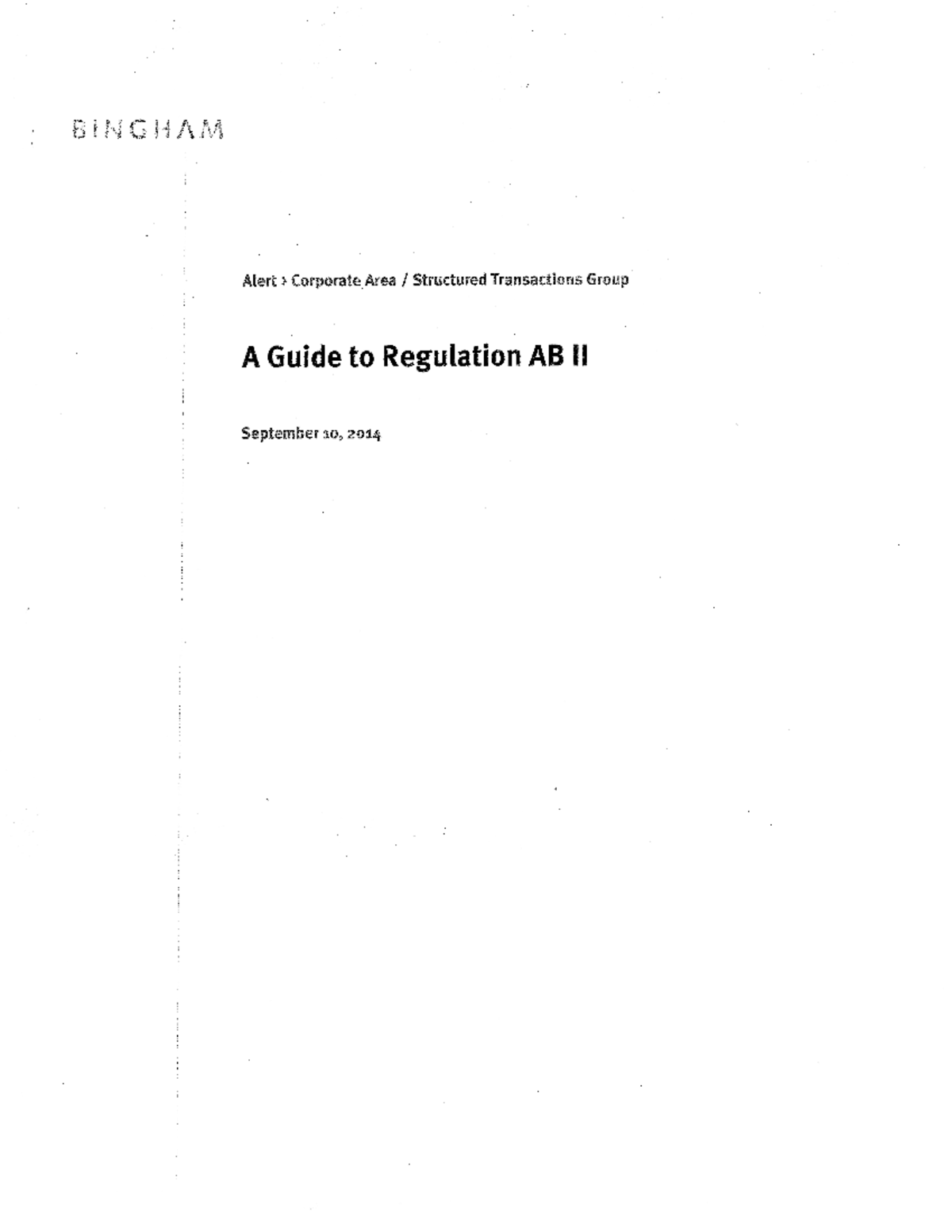 Week 4 Regulation AB - LawJD805 - Studocu
