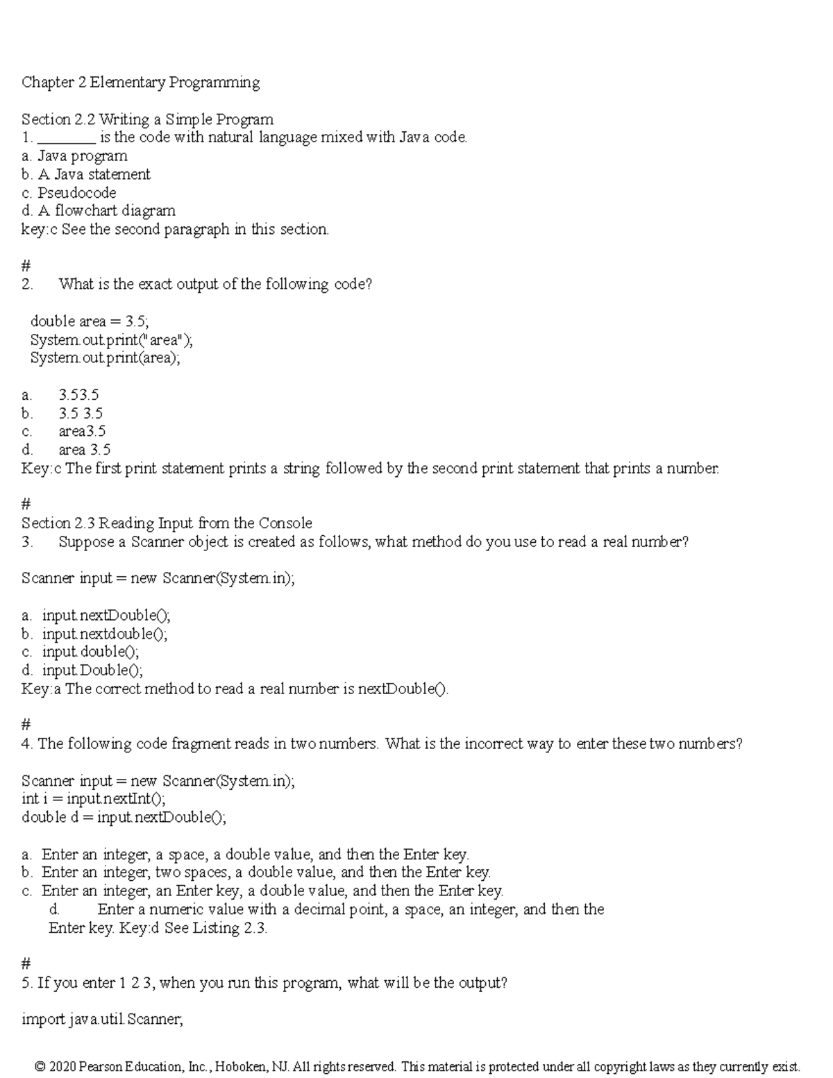2252 - .., - Chapter 2 Elementary Programming Section 2 Writing a ...