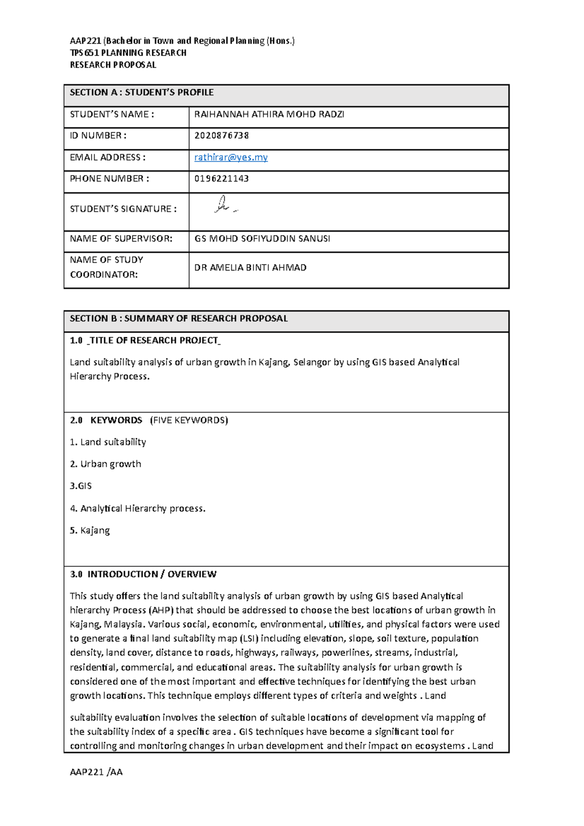 Proposal Template 12.10.2021 - TPS651 PLANNING RESEARCH RESEARCH ...