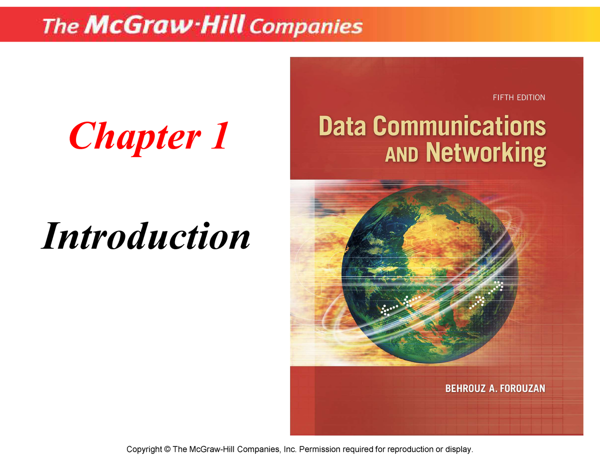 Intro Computer Network - Chapter 1 Introduction Copyright © The McGraw ...