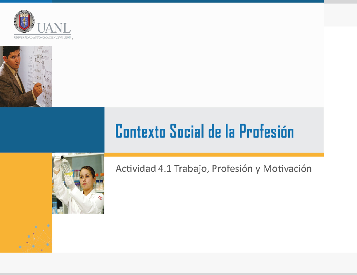 Actividad 4.1 contexto - Contexto Social de la Profesión Etapa 4