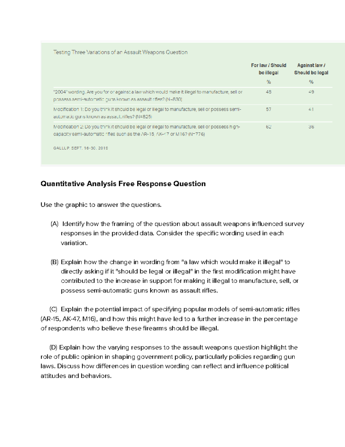 Quantitative Analysis FRQ A Identify How The Framing Of The quantitative-analysis-frq-a-identify-how-the-framing-of-the