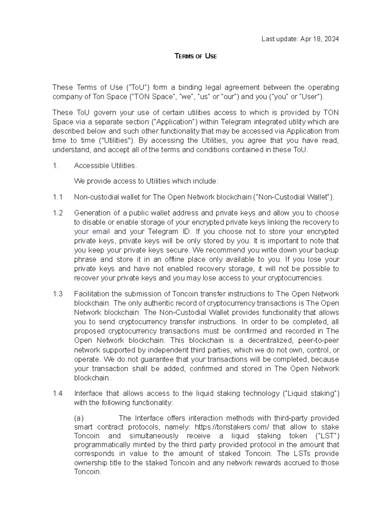 [Letter3 5] 90 Days From July 18 2024 Terms Of Use - dln3mji
