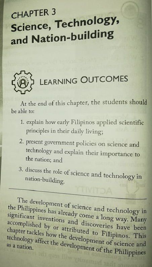 Chapter 4 - Science Technology and Society - BS Medical Technology ...