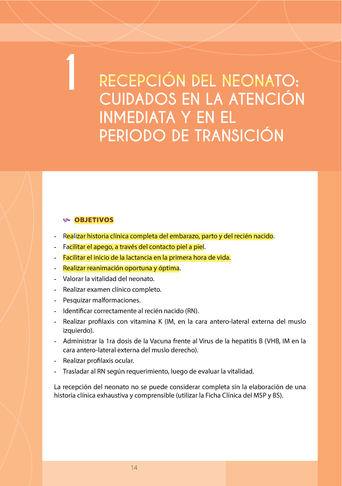 Livro Parte 1 - MANUAL DE ATENCIÓN NEONATAL RecePción Del Neonato ...