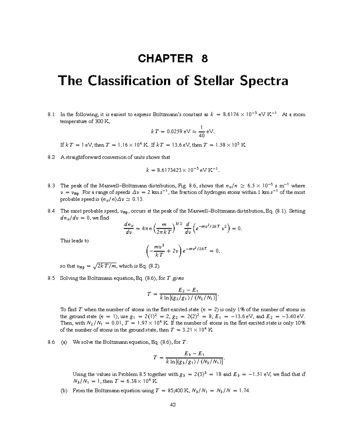 PS408 manual 42 CHAPTER 8 The Classification of Stellar Spectra 8 In