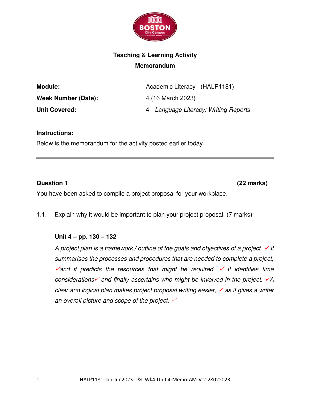 halp1181 academic literacy assignment answers