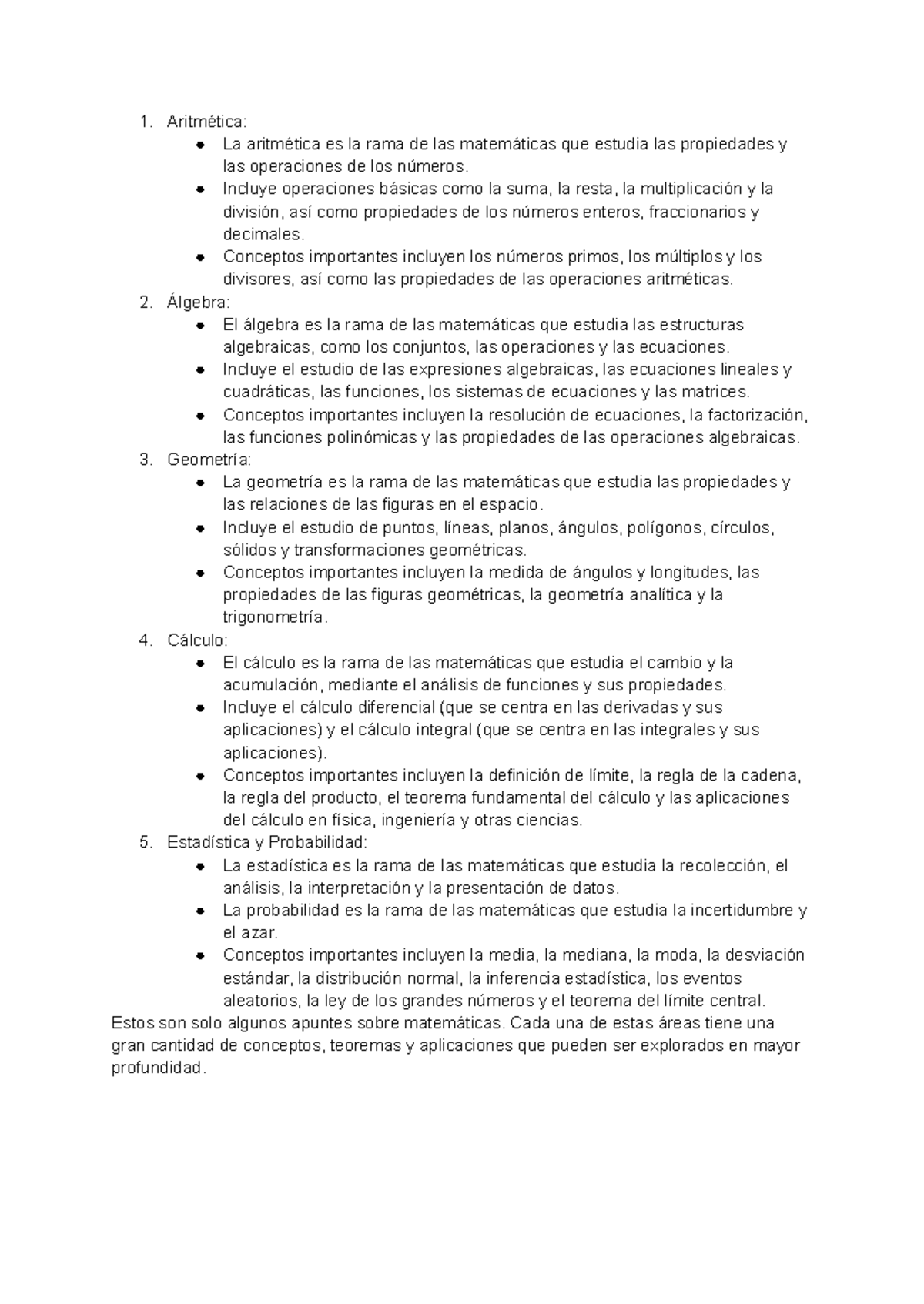 Laaritmética es la rama de las matemáticas que estudia las propiedades ...