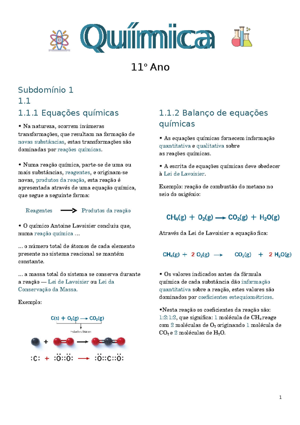 Quimica Resumos Studocu