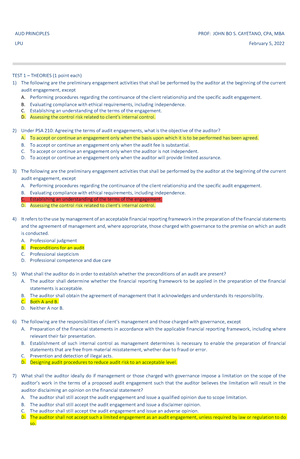 PFC 2 - Intacc 1 Practice Materials - Intermediate Accounting 1 - Studocu