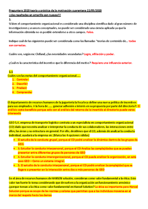 Examen Trabajo Pr Ctico Tp Teoria Y Practica De La Motivaci N Trabajo Pr Ctico Tp