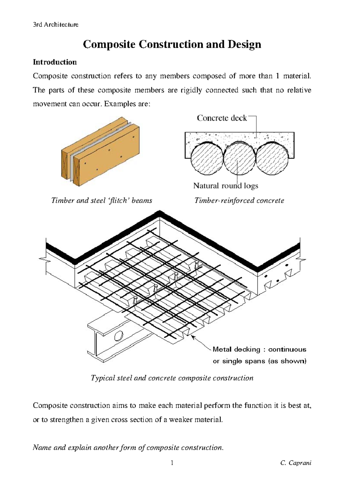 Composite Design - Composite Construction And Design Introduction ...