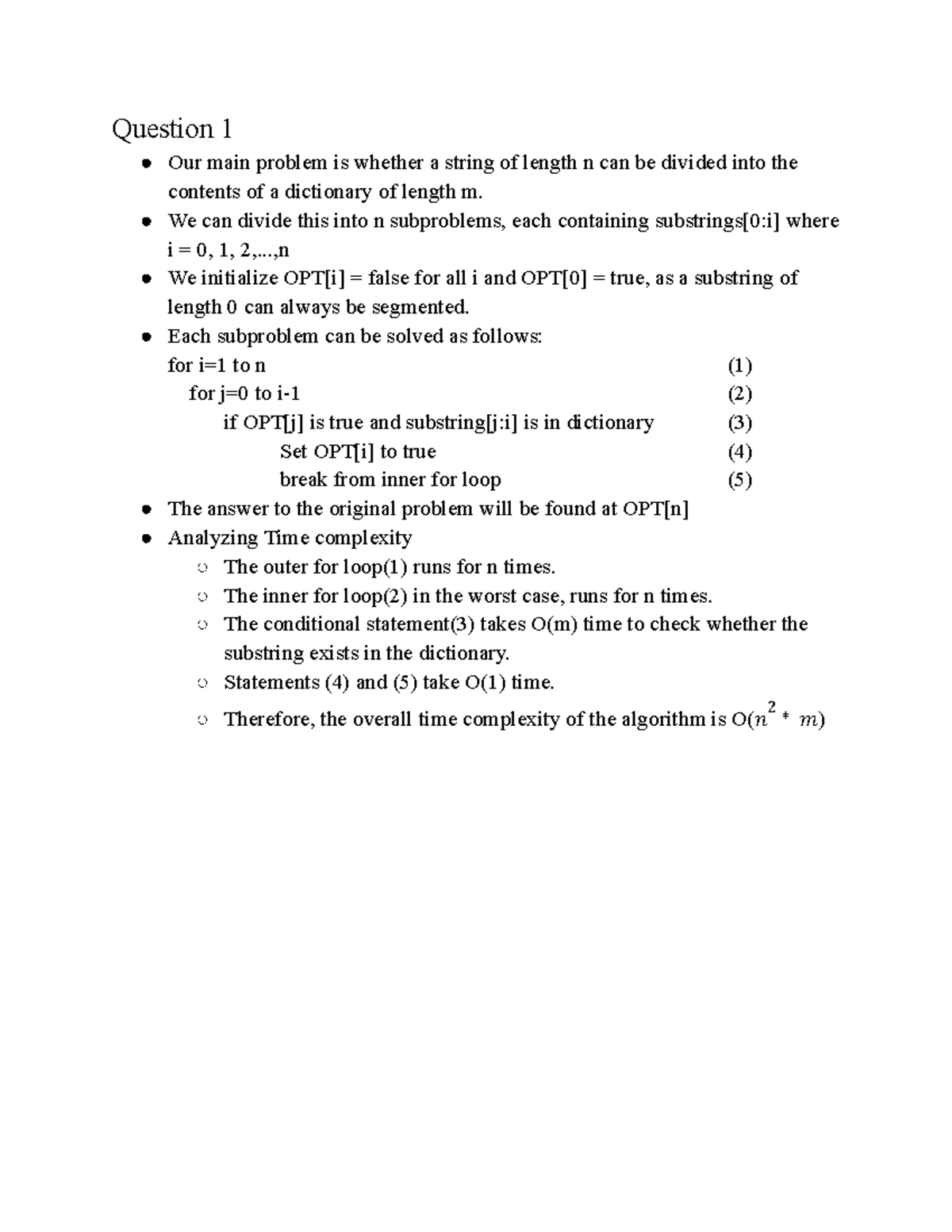 assignment problem in aoa