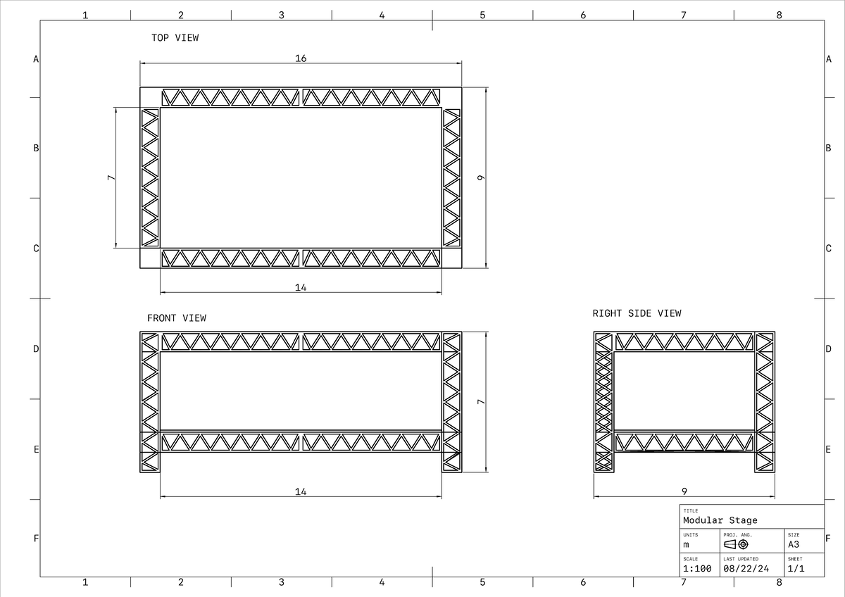 Modular Stage - 7 14 16 14 7 9 9 TITLEModularUNITSmSCALE PROJ ANG ...