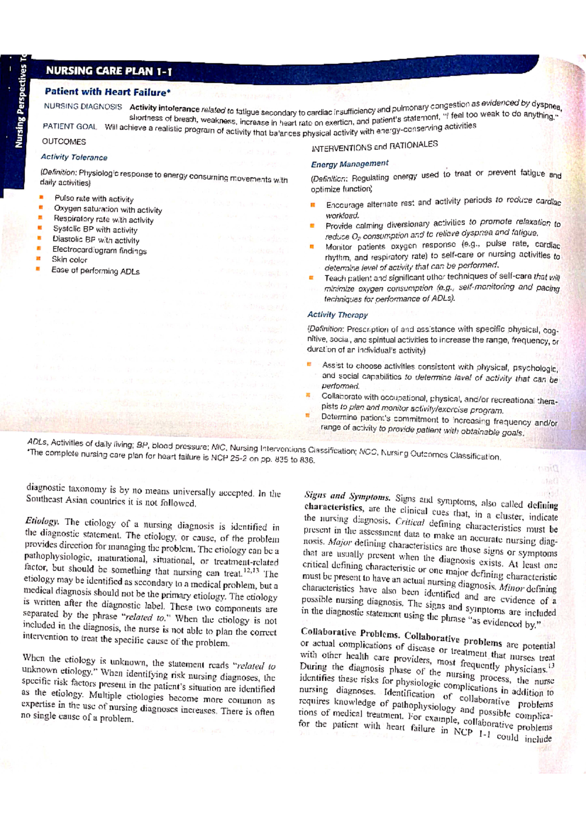 Nursing care plan pdf - Studocu